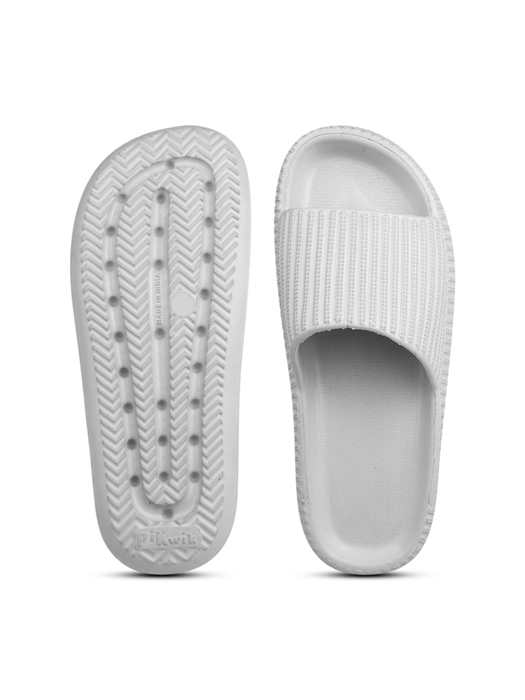 Mens White Rider Light Weight Slider