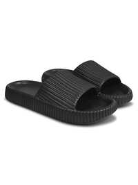 Mens Dark Black Rider Light Weight Slider