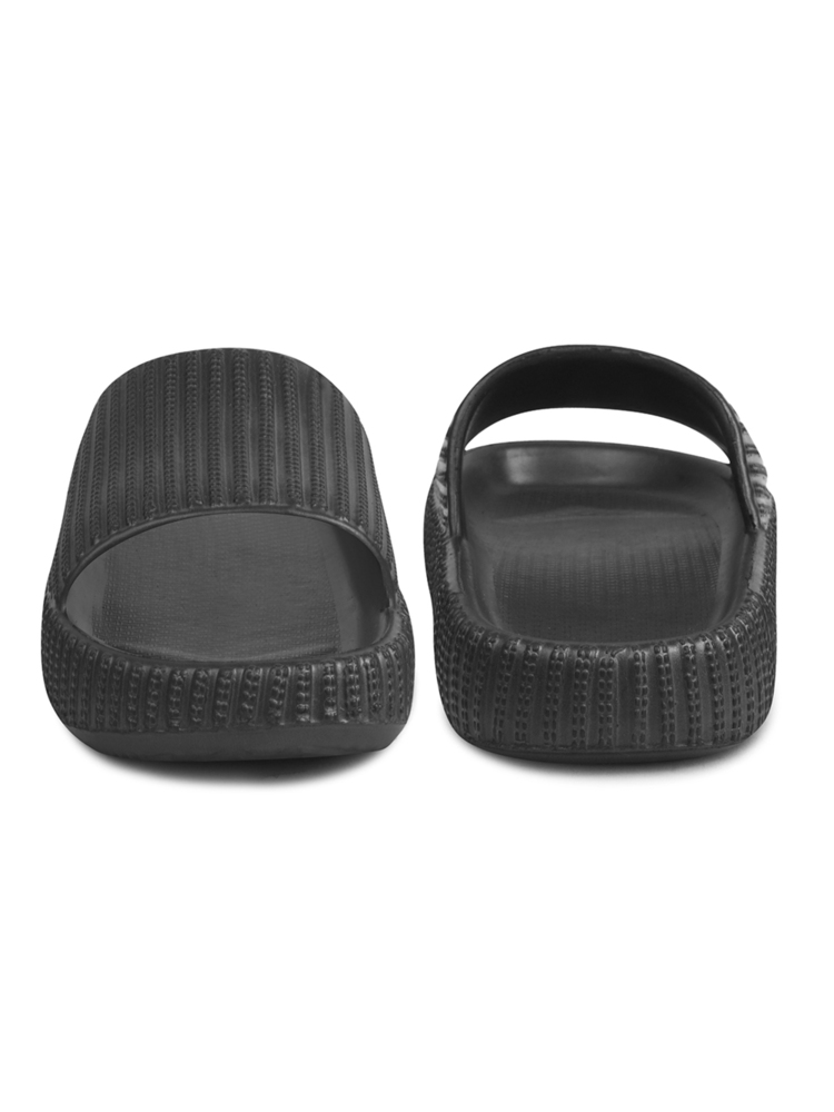 Mens Dark Black Rider Light Weight Slider