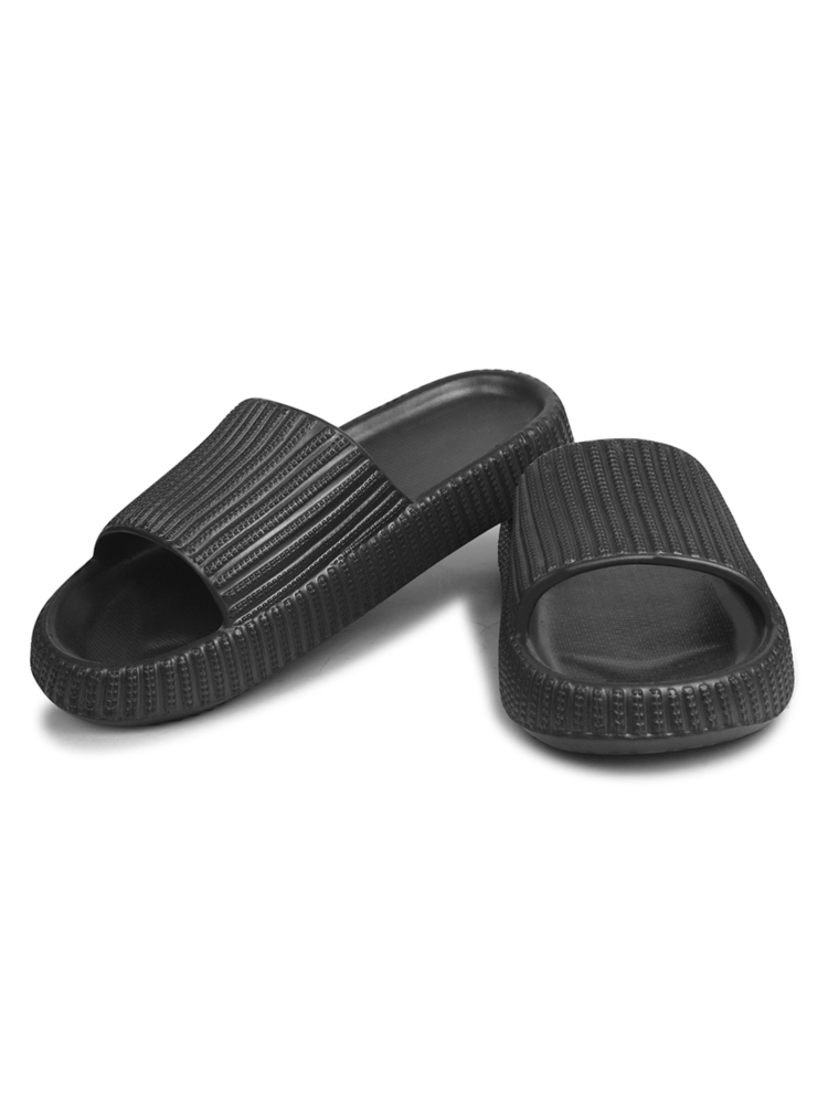 Mens Dark Black Rider Light Weight Slider