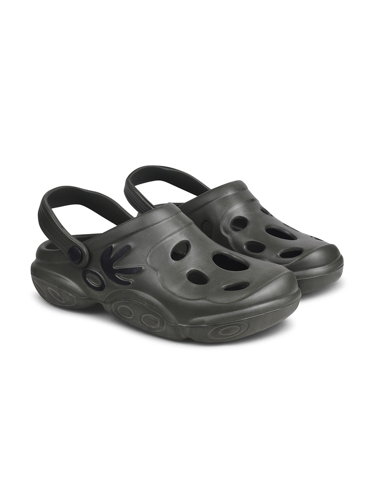 KGF02 Kids Green Adjustable Clogs