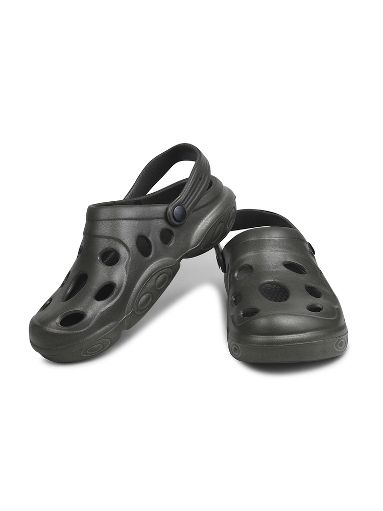 KGF02 Kids Green Adjustable Clogs