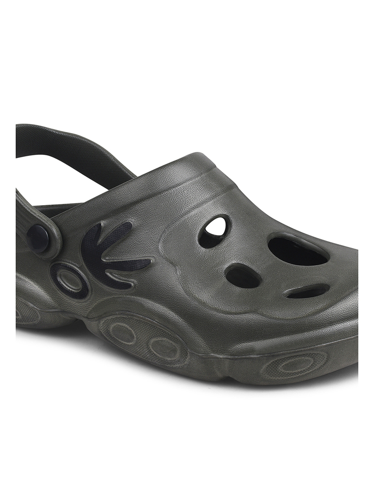 KGF02 Kids Green Adjustable Clogs