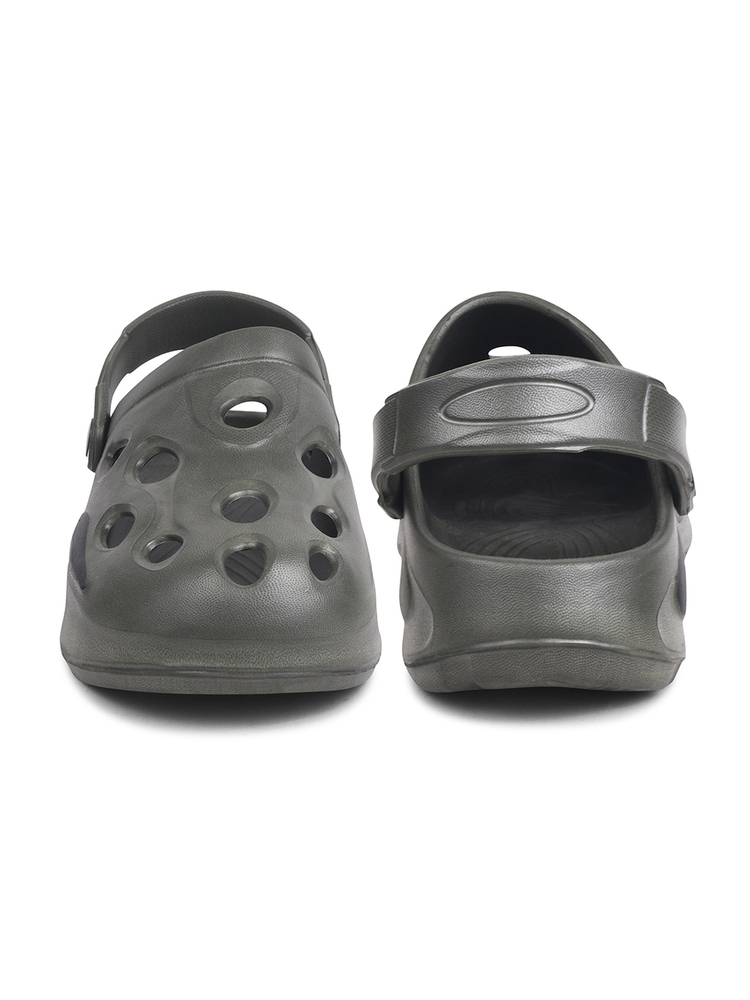 KGF01 Kids Green Adjustable Clogs
