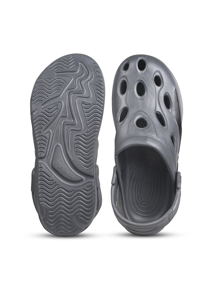 KGF01 Kids Grey Adjustable Clogs