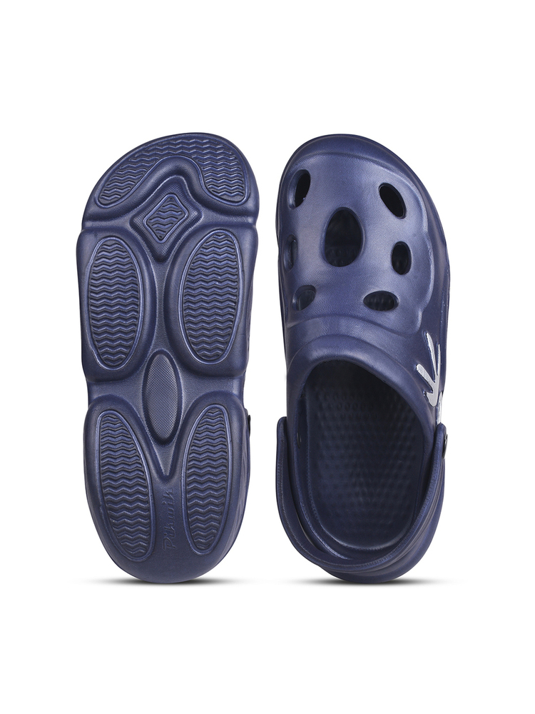 KGF02 Kids Navy Blue Adjustable Clogs