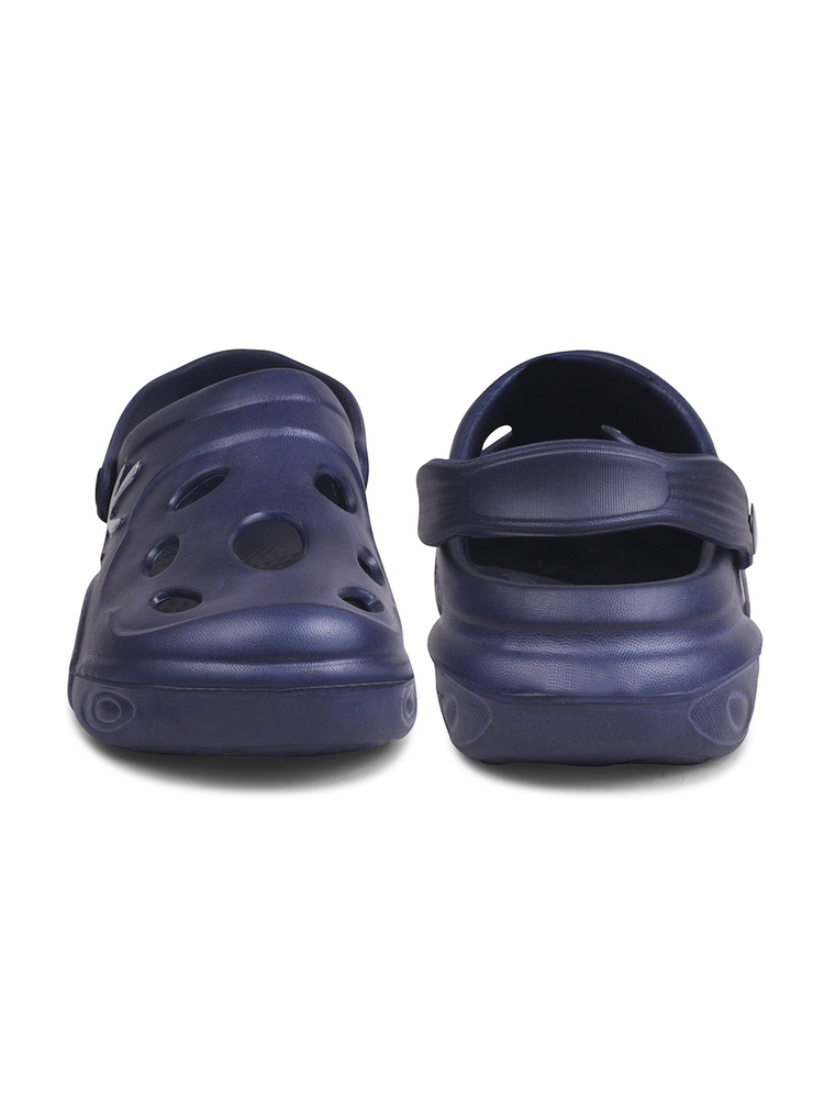 KGF02 Kids Navy Blue Adjustable Clogs