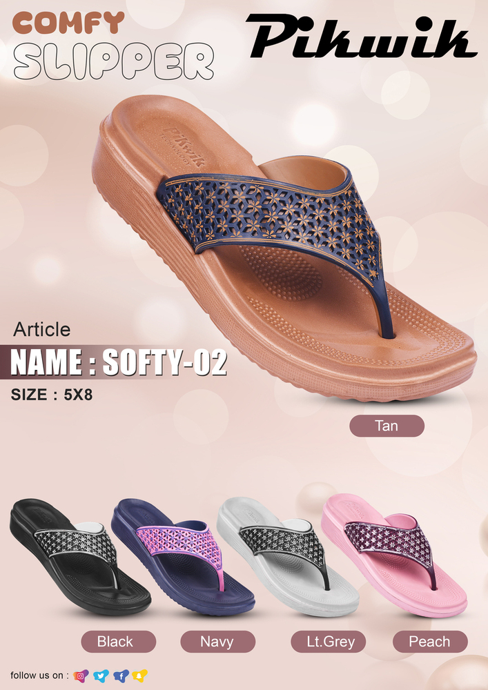 Ladies Softy02 Comfortable Designer Slipper