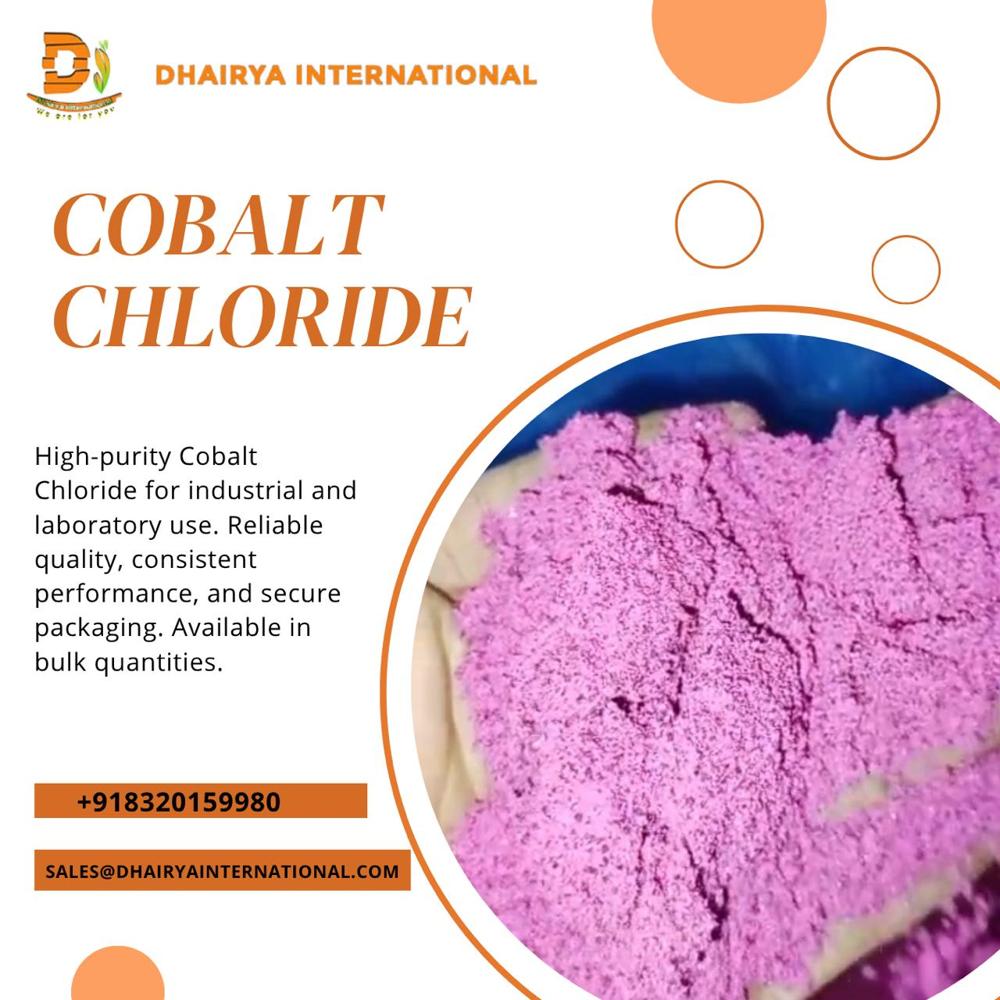 Cobalt Chloride - Boiling Point: 1300 Degree C