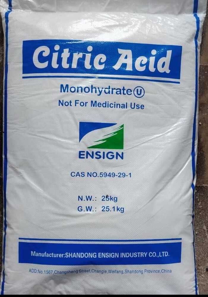 Citric Acid - Grade: Industrial Grade