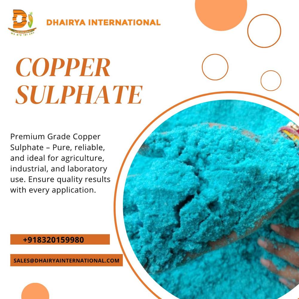 Copper Sulphate - Boiling Point: Not Applicable (Decomposes Before Boiling)
