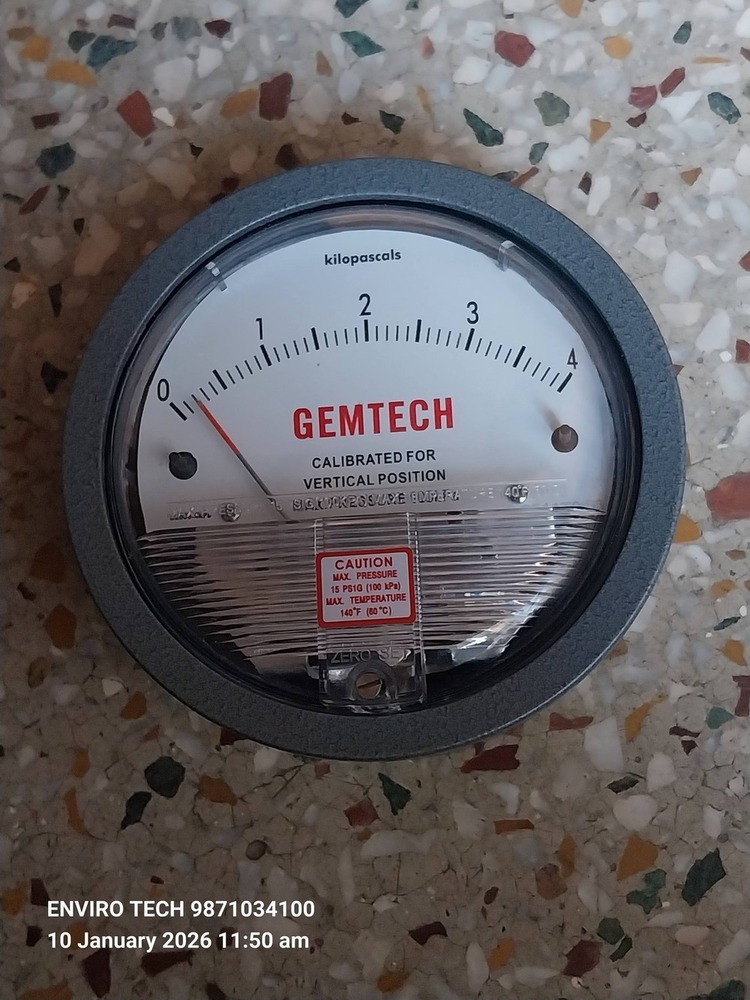 GEMTECH DIFFERENTIAL PRESSURE GAUGE NEAR Hansa Industrial Park Dera Bassi Punjab