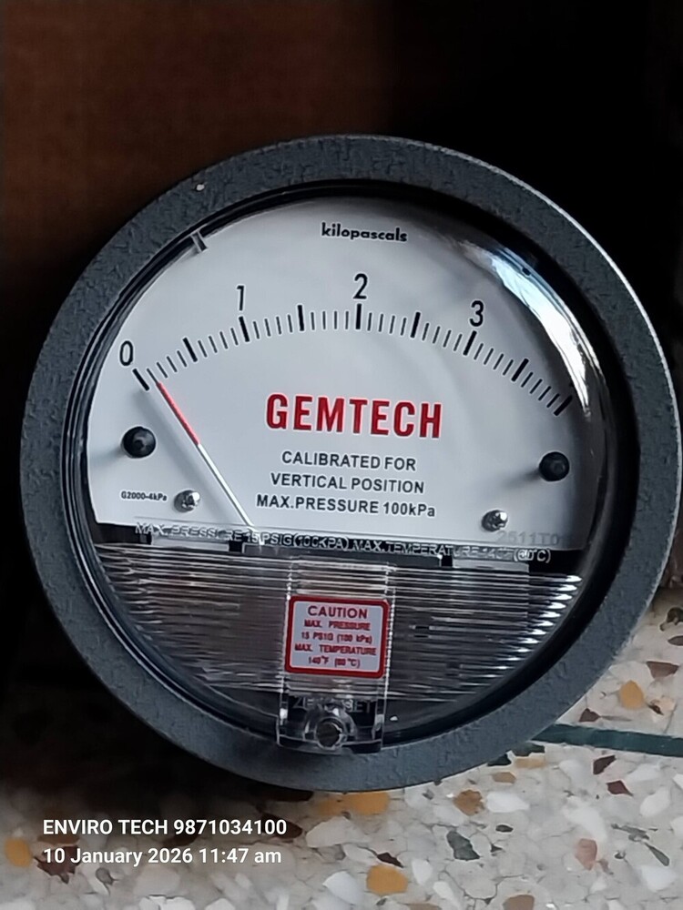 GEMTECH DIFFERENTIAL PRESSURE GAUGE NEAR Hansa Industrial Park Dera Bassi Punjab
