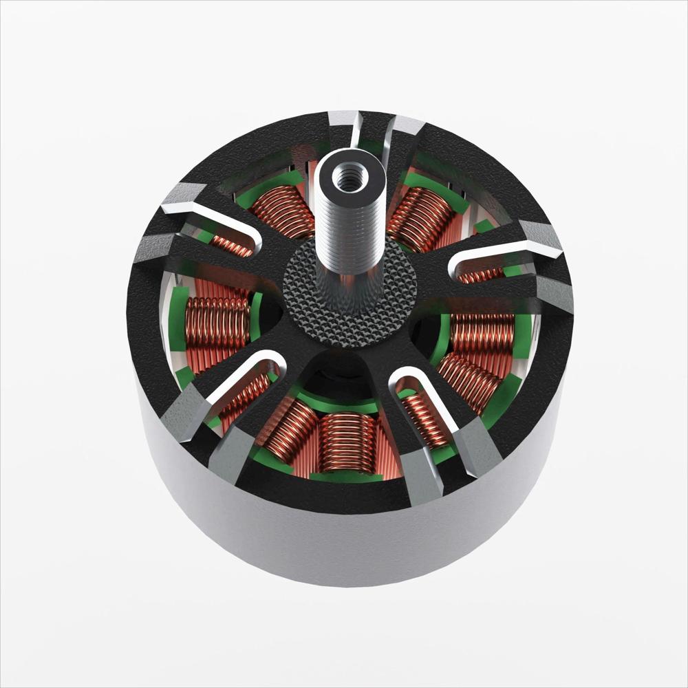 2810 980kv Brushless Motor With Reliable Insulation System Waterproof For Fan Use Safe And Stable Long Term Operation - Color: Black