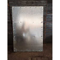 Galvanized Centering Plates - Mild Steel 600x900 Mm Silver, Welded/folded Edges, Corrosion Resistant Reusable