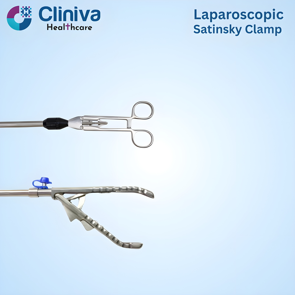 Laparoscopic Satinsky Clamp 10mmx400mm