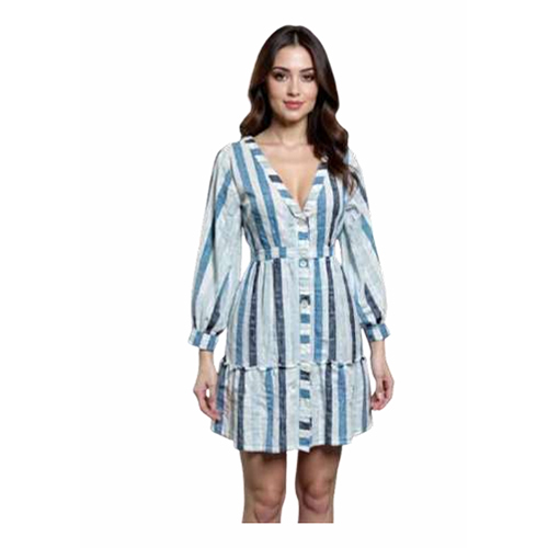 Coastal Breeze Stripted Minidress