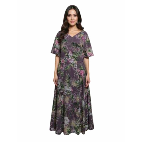 Enchanted Garden Floral Midi Dress