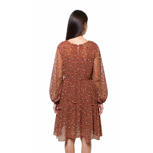Flora Print Full Sleev Midi
