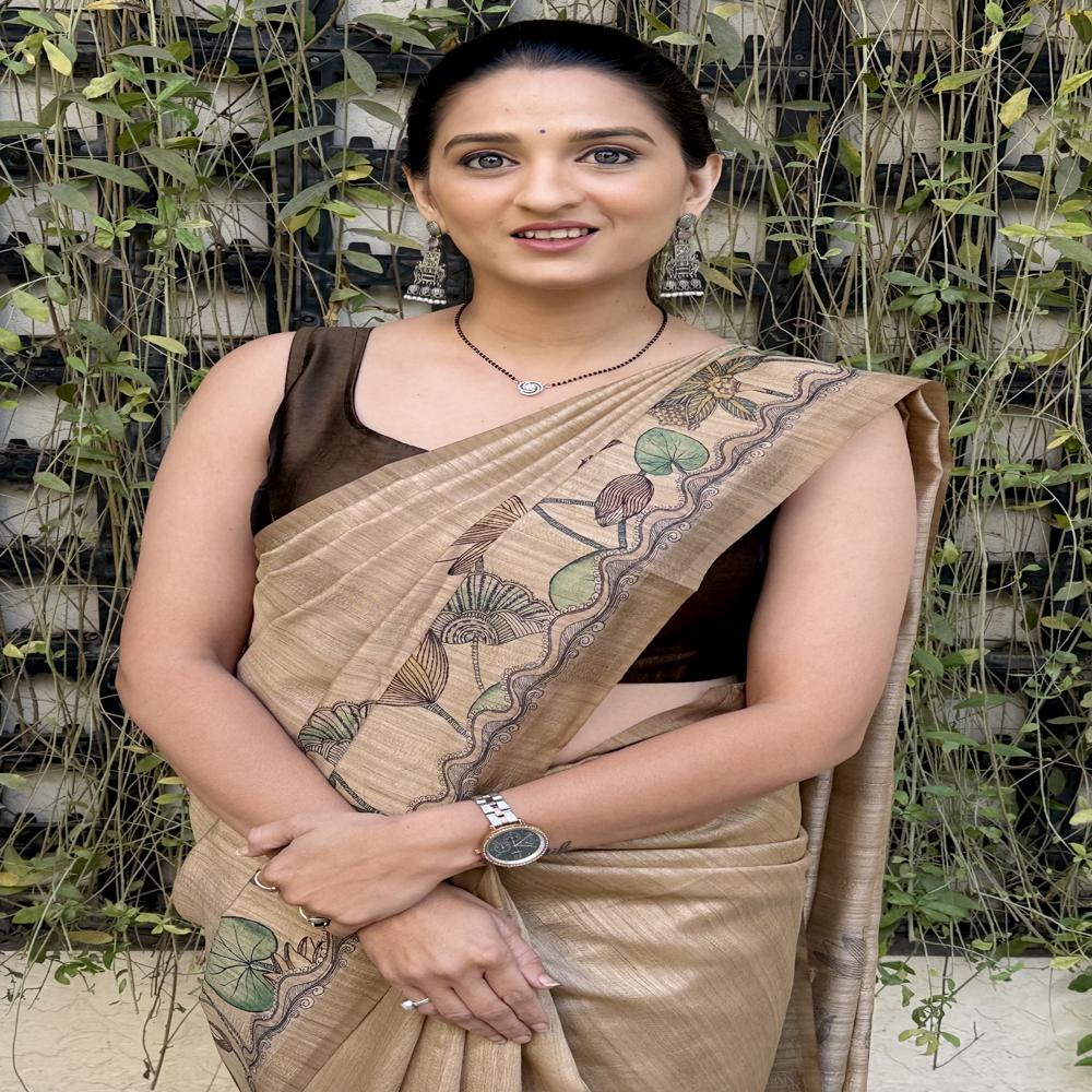 Kalamkari Art Silk Sarees