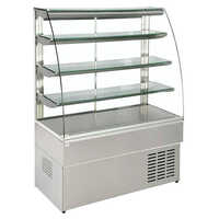 Ss Cake Display Counter - Color: Silver / Steel Finish