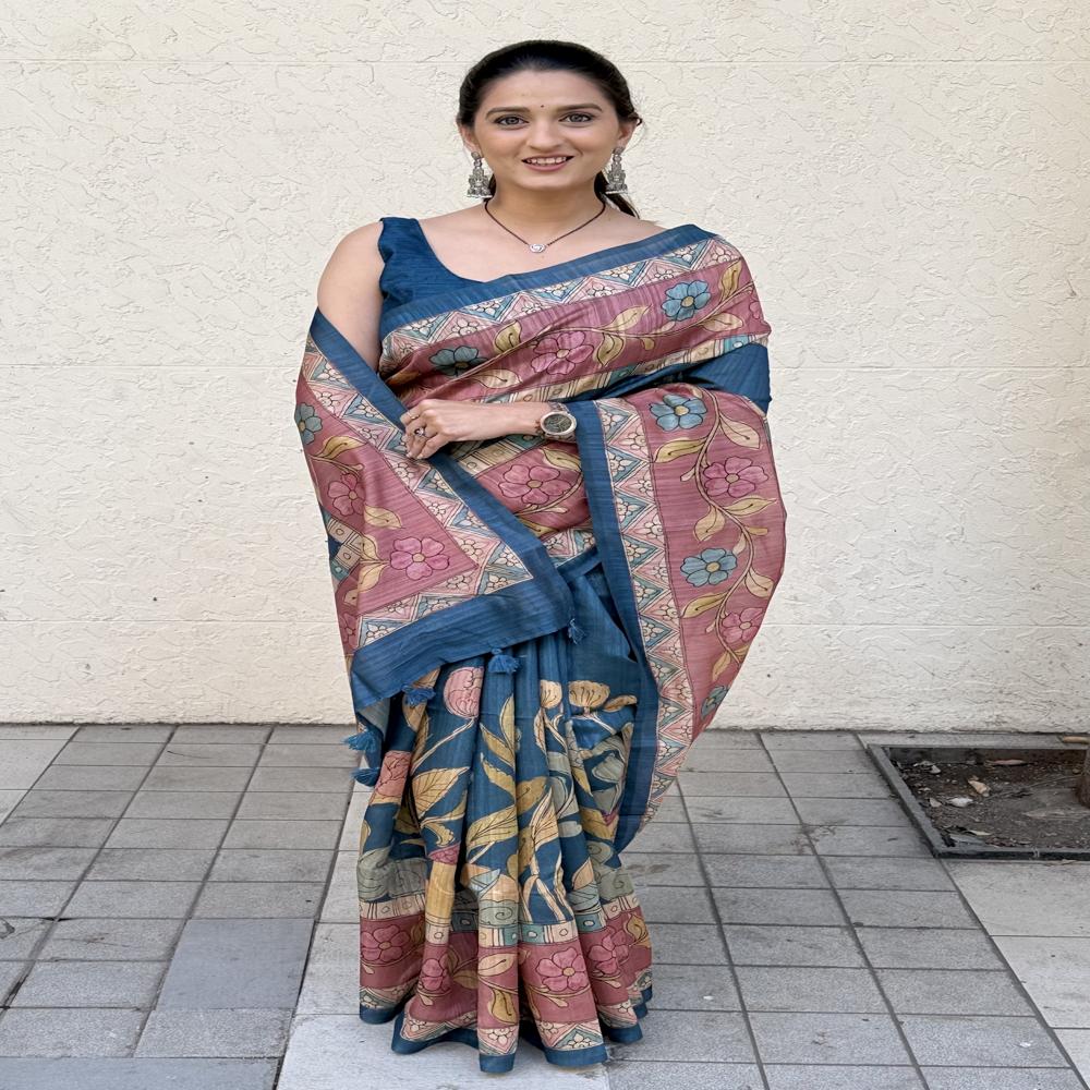 Floral Printed Saree