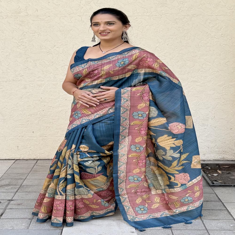 Floral Printed Saree