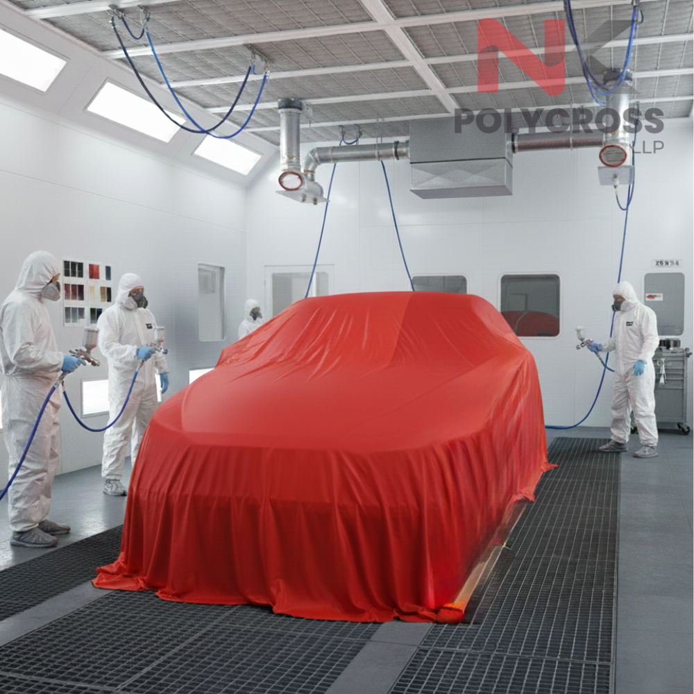 Vehicle Painting Dust Sheet - Color: Blue