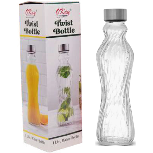 Plain Twist Water Bottle 1000ml
