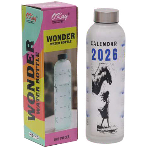 Frost Colour Print Wonder Water Bottle 500ml