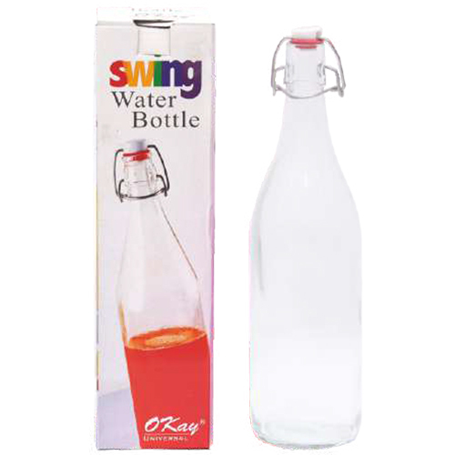 Plain Swing Top Water Bottle 1000 ml