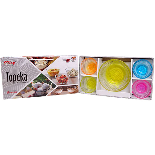 Colour 4 Bowl + 1 Donga