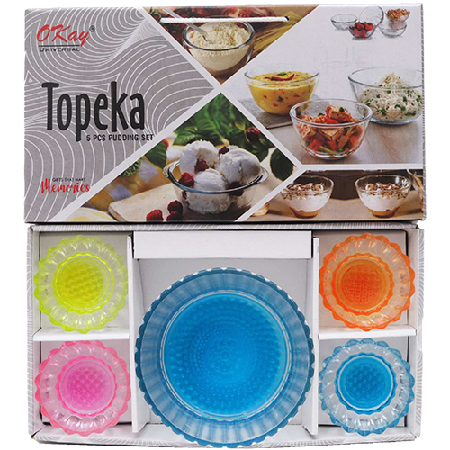 Colour Topeka Pudding Set