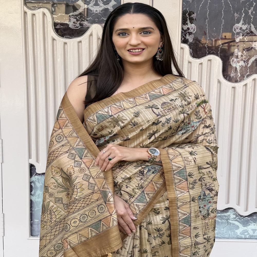 Kalamkari Print Sarees