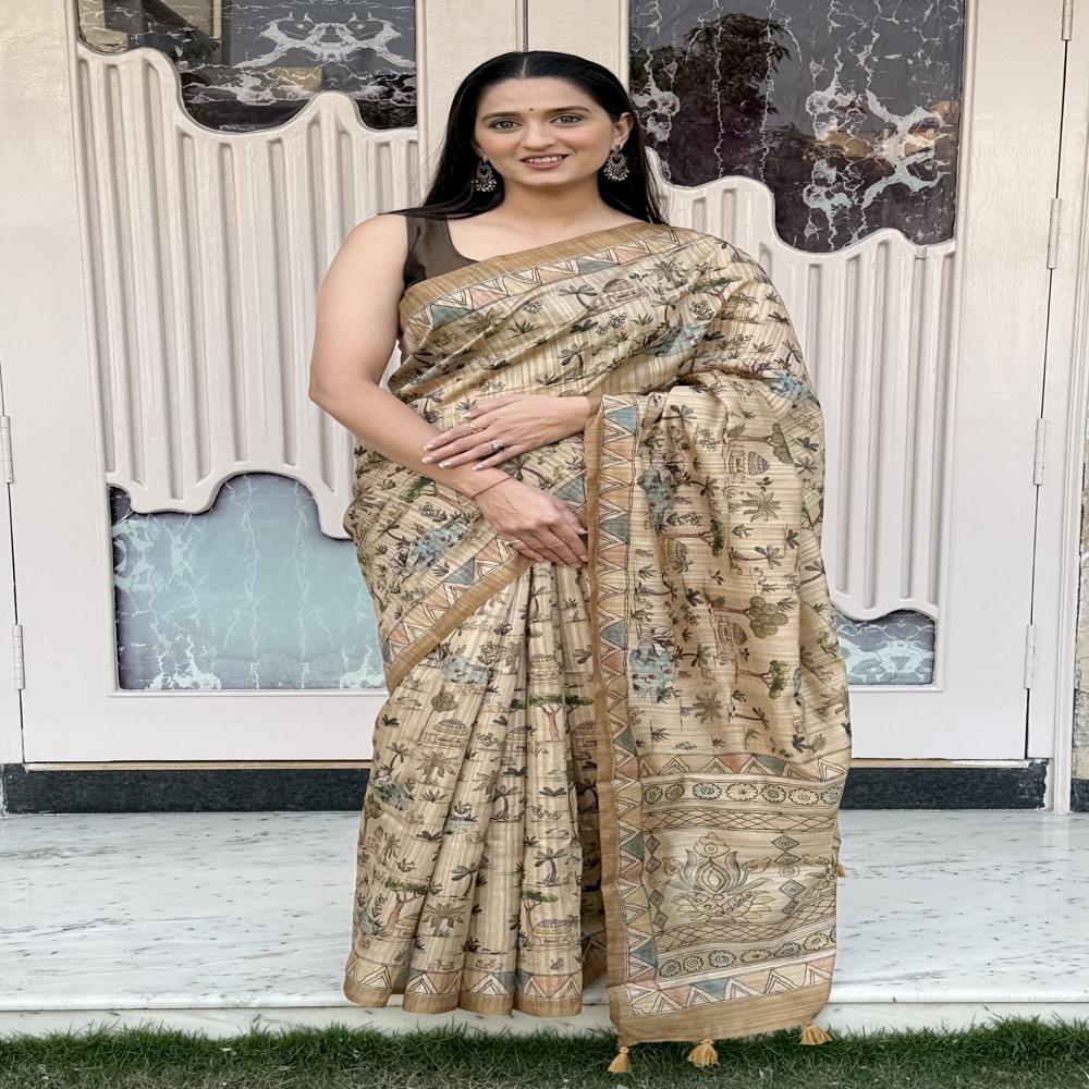 Kalamkari Print Sarees