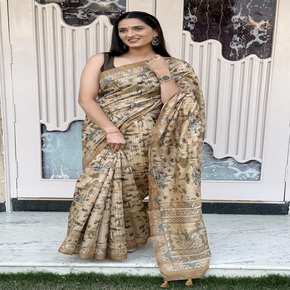 Kalamkari Print Sarees