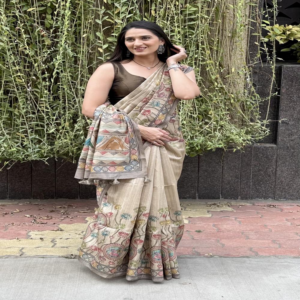 Multicolor Floral Saree