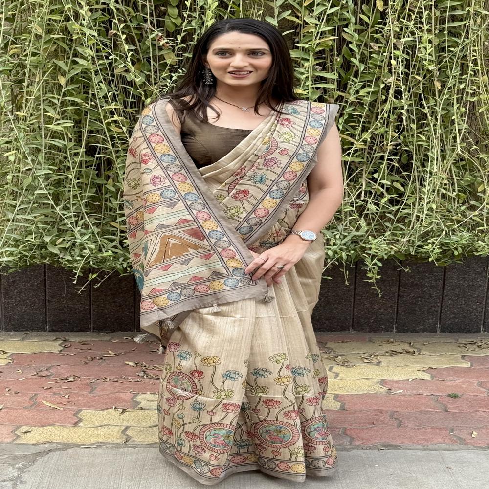 Multicolor Floral Saree