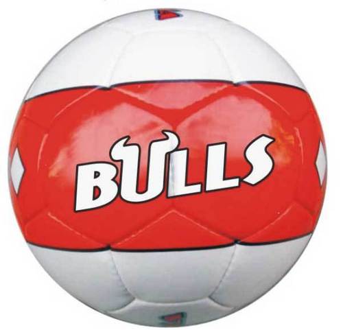 नियमित सॉकर बॉल कंपनी के लोगो के साथ