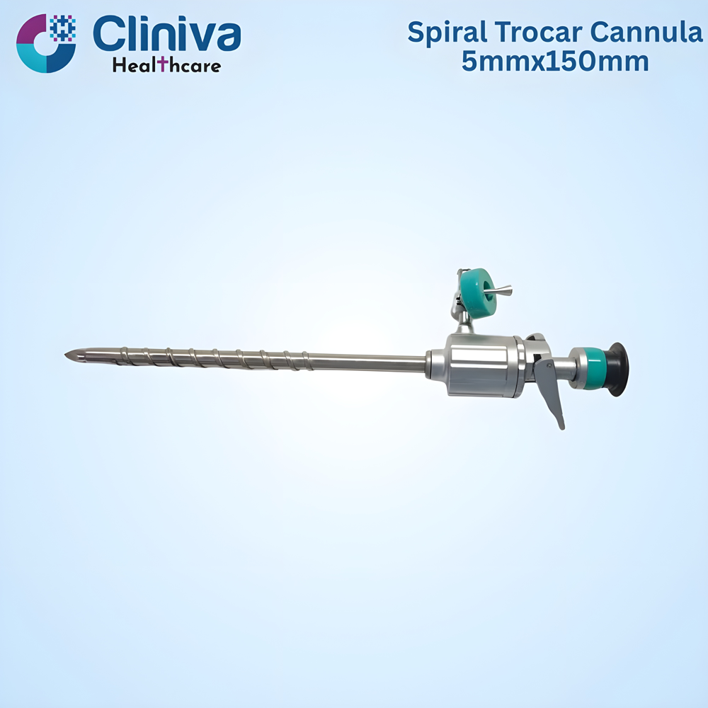 Laparoscopic Spiral Trocar Cannula 5mmx150mm