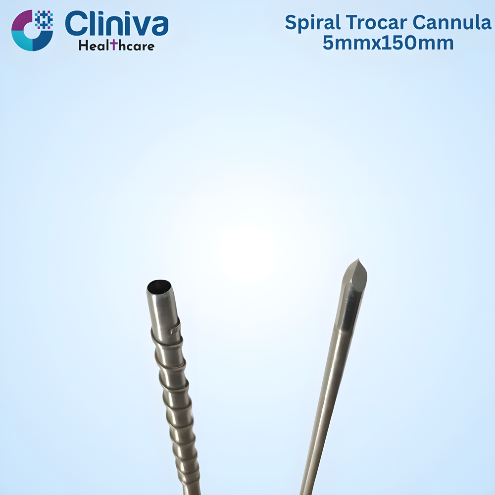Laparoscopic Spiral Trocar Cannula 5mmx150mm