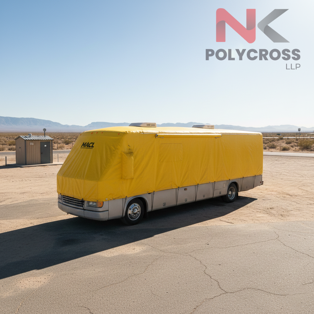 Motorhome Roof Cover - Color: Blue