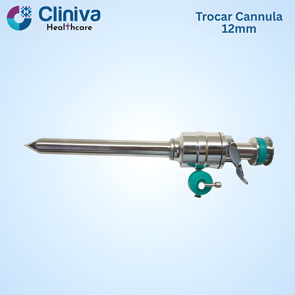 Laparoscopic Trocar Cannula Stainless Steel 12mmx100mm
