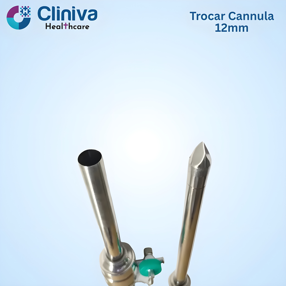 Laparoscopic Trocar Cannula Stainless Steel 12mmx100mm