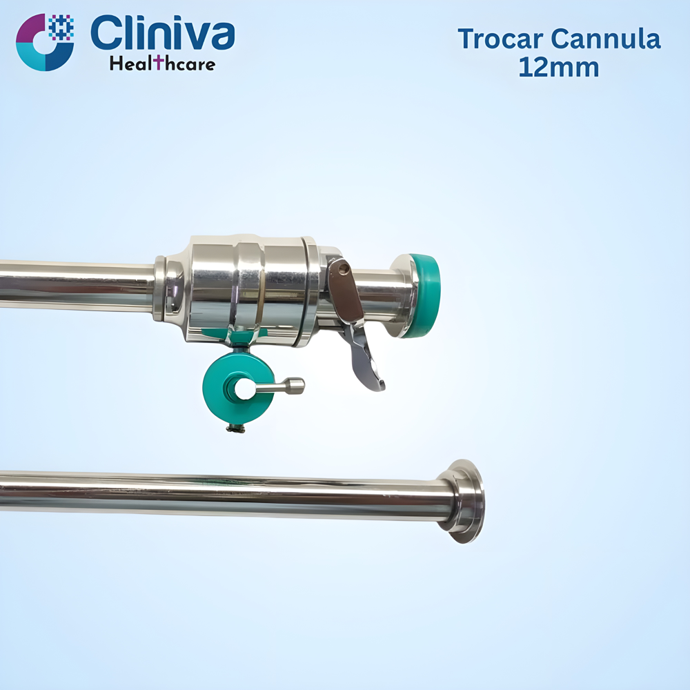 Laparoscopic Trocar Cannula Stainless Steel 12mmx100mm