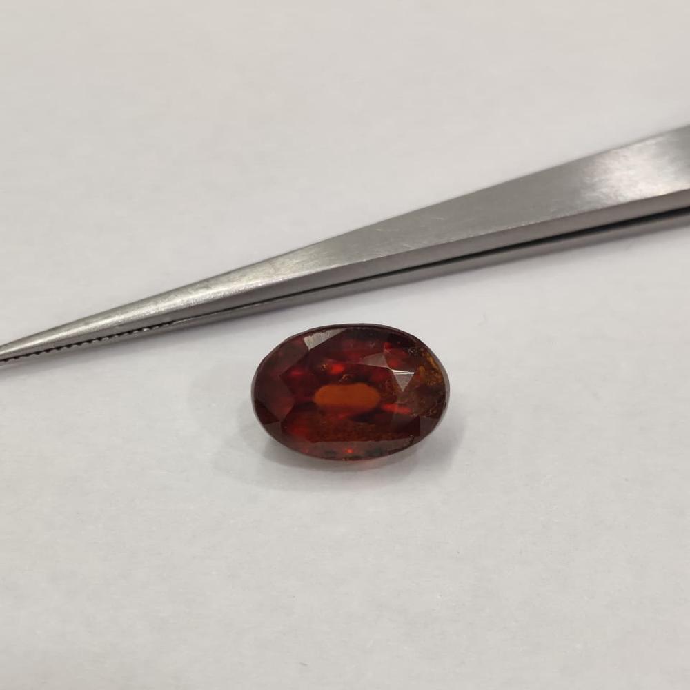 natural Ceylon Gomed 5.69 Carat (Hessonite Garnet) 