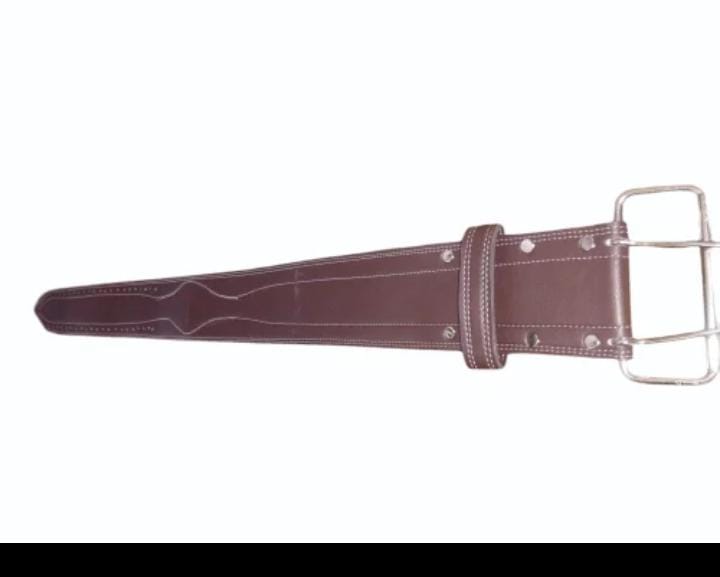 leather weight lifting belt