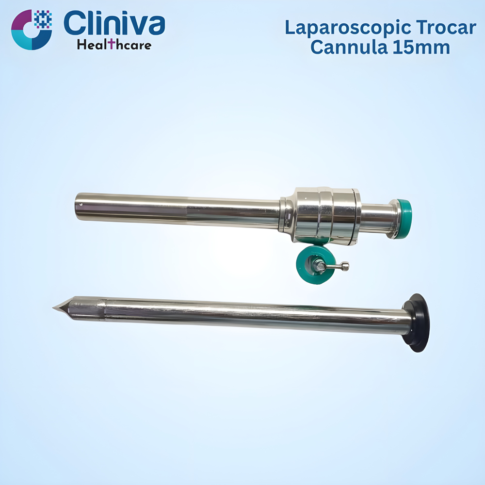 Laparoscopic Trocar Cannula 15mm Stainless Steel
