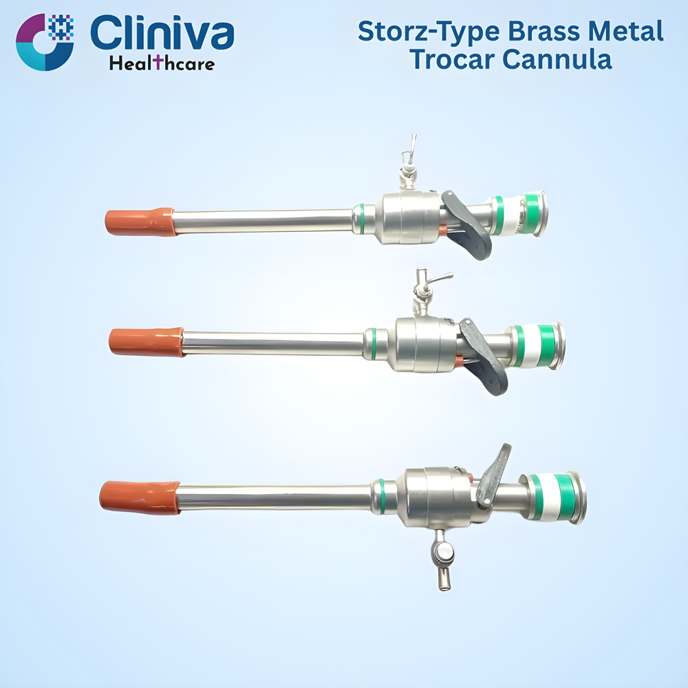 Laparoscopic Storz-Type Brass Trocar Cannula