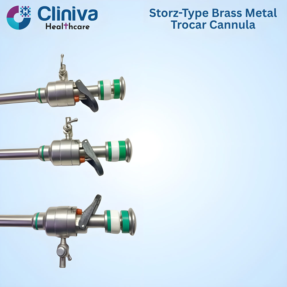 Laparoscopic Storz-Type Brass Trocar Cannula